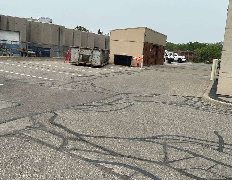 asphalt crack filling services