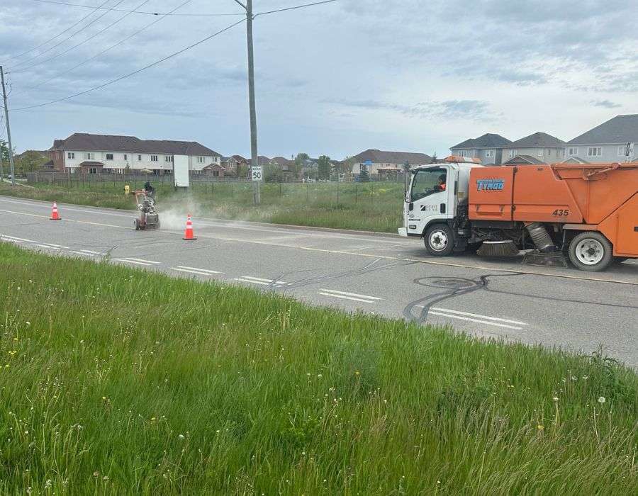 asphalt sweeping services