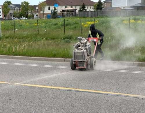 asphalt crack routing services in ontario