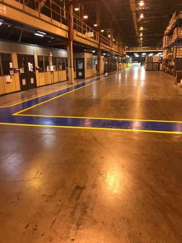 indoor line marking