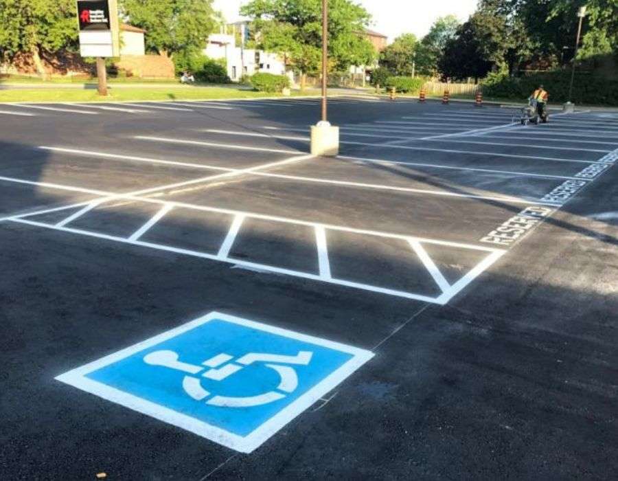 Asphalt Line Painting Services in Hamilton
