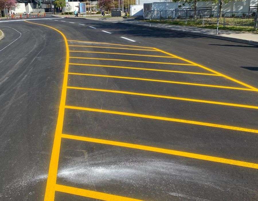 asphalt line painting services in barrie