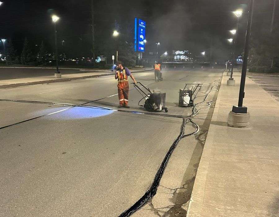 Asphalt Crack Filling Services in Brampton