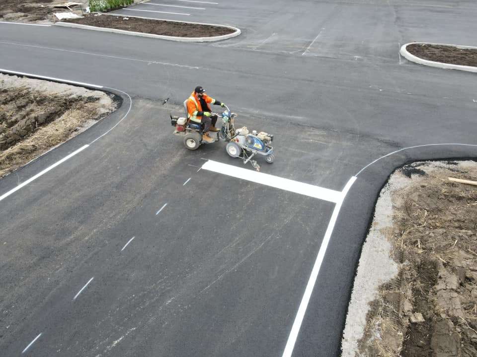 Asphalt Line Marking Services in Markham