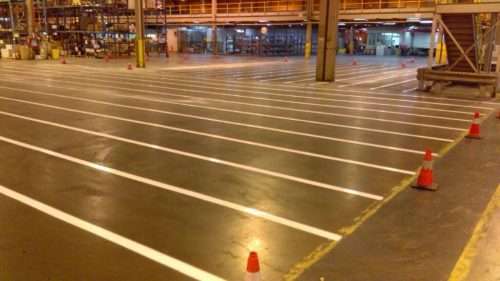 indoor line painting services